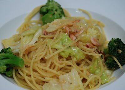 桜エビペペロンチーノ